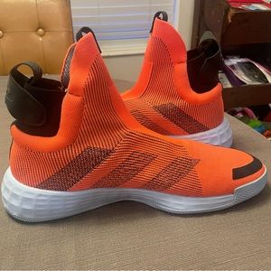 👉🏼Like New👈🏼 Adidas Men's N3XT L3V3L Orange & Black, Slip-On Basketball Sz:16